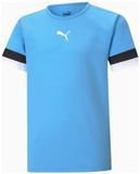 Футболка Puma teamRISE Jersey Jr блакитний Діт 176 см 704938-18