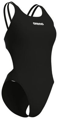 Купальник закритий для жінок Arena SWIMSUIT TECH MULTI SOLID чорний Жін 34 00000035904