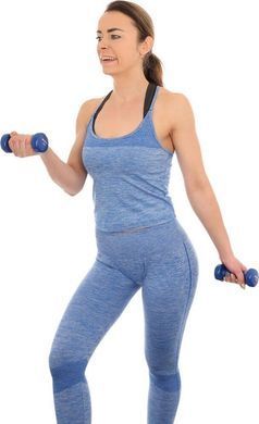Гантели виниловые ENERO FIT VDB со стойкой, 12 кг 5907637337828