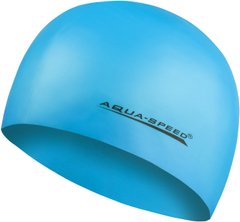 Шапка для плавания Aqua Speed MEGA 100-30 светло-голубой Уни OSFM 00000015664