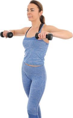 Гантели виниловые ENERO FIT VDB со стойкой, 12 кг 5907637337828