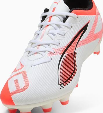 Бутси Puma ULTRA 5 PLAY FG/AG білий, помаранчевий Уні 43 108169-01