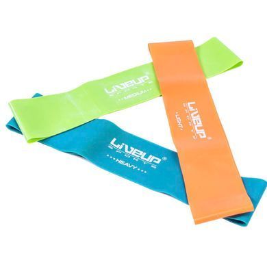 Набір фітнес гумок LiveUp LATEX LOOP SET LS3650-500L/M/H PROMO
