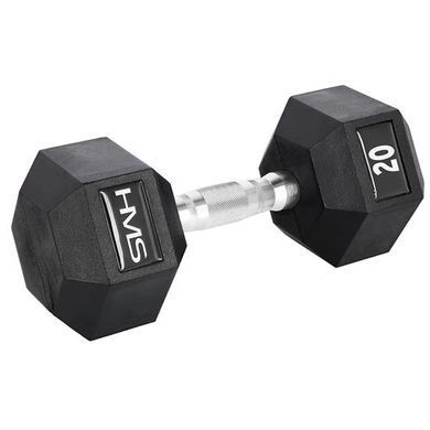 Гантель шестигранна HMS HEX PRO, 20 кг 5907695518122