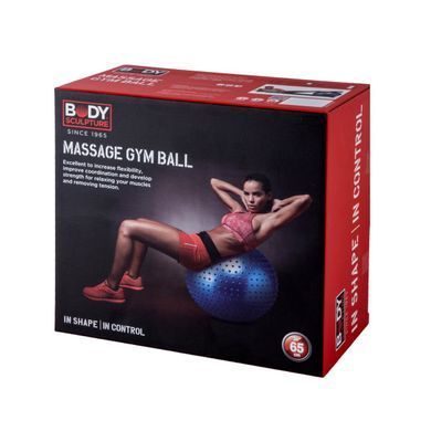 М'яч гімнастичний з вкладками Body Sculpture 65 см 5903733006804