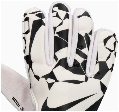 Вратарские перчатки Nike NK GK MATCH JR-HO24 белый, черный 4 (13,6 см) (HQ0258-100) HQ0258-100