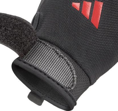Рукавички для тренінгу Adidas Essential Training Gloves чорний, червоний M (ADGB-15002RD) ADGB-15002RD