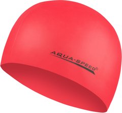 Шапка для плавания Aqua Speed MEGA 100-31 красный Уни OSFM 00000015665