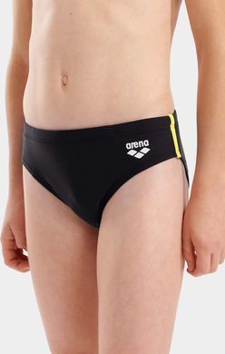 Плавки для мальчиков Arena SWIM BRIEFS SOLID черный, желтый  008371-583