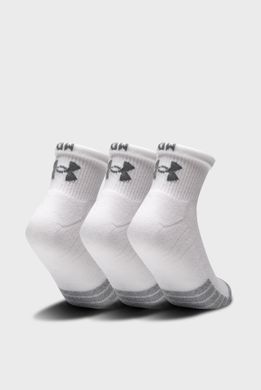 Шкарпетки Under Armour Heatgear Qrter 3pk білий Уні LG 1353262-100