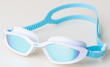 Окуляри для плавання Aqua Speed RAVEN MIRROR 61425 білий, бірюзовий Уні OFSM 713-29