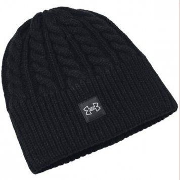 Шапка Under Armour Halftime Cable Knit Beanie чорний Жін OSFM 1379995-001