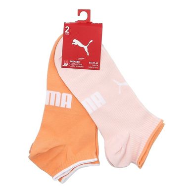 Шкарпетки Puma SNEAKER STRUCTURE 2P WOMEN персиковий, рожевий Жін 35-38 00000009483