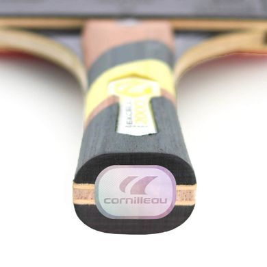 Ракетка для настільного тенісу Cornilleau EXCELL CARBON 2000, чорно-червона 3222764120009