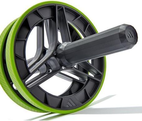 Ролик для печати Adidas Performance Ab Wheel черный, салатовый Уни OFSM ADAC-11407