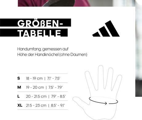 Рукавички для тренінгу Adidas Full Finger Essential Gloves чорний S ADGB-12823-NL