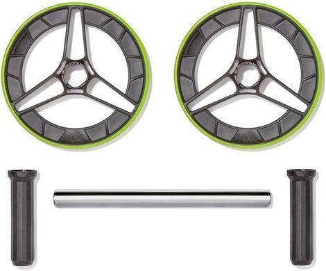 Ролик для печати Adidas Performance Ab Wheel черный, салатовый Уни OFSM ADAC-11407
