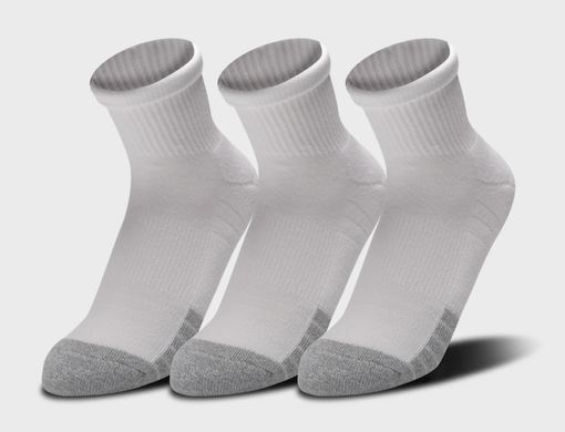 Шкарпетки Under Armour Heatgear Qrter 3pk білий Уні LG 1353262-100