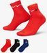 Носки Nike U NK EVERYDAY PLUS CUSH ANKLE черный, синий, красный Чел 34-38 DH3827-905 фото 1
