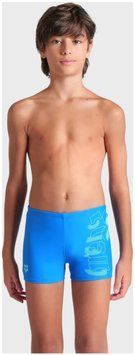 Плавки-шорти для хлопчиків Arena TALES SWIM SHORT блакитний Діт 128 см 00000037556
