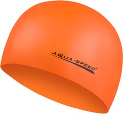Шапка для плавания Aqua Speed MEGA 100-75 оранжевый Уни OSFM 00000015666