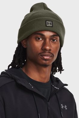 Шапка Under Armour Halftime Cuff оливковий Чол OSFM 1373155-390