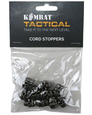 Стоперы для шнурка 10шт KOMBAT UK Skull Cord Stoppers kb-scs-slv