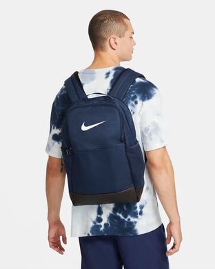 Рюкзак Nike NK BRSLA M BKPK - 9.5 24L синій Уні 46х30х18 см DH7709-410