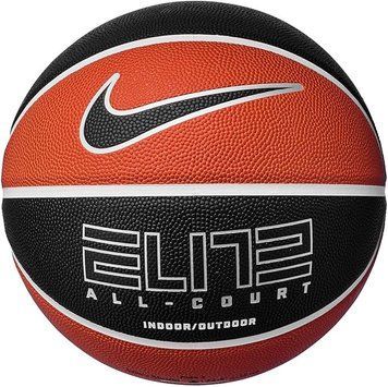 М'яч баскетбольний Nike ELITE ALL COURT 8P 2.0 DEFLATED помаранчевий, чорний Уні 7 N.100.4088.811.07