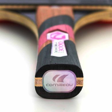 Ракетка для настольного тенниса Cornilleau EXCELL CARBON 3000, черно-красная. 3222764130008