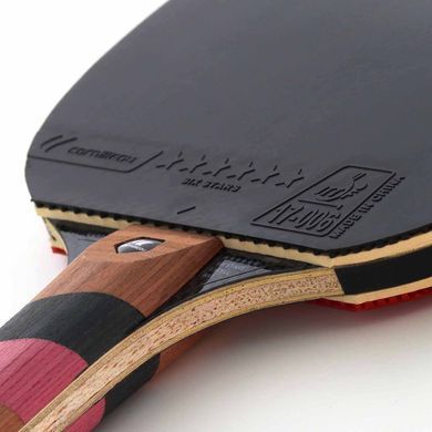 Ракетка для настольного тенниса Cornilleau EXCELL CARBON 3000, черно-красная. 3222764130008