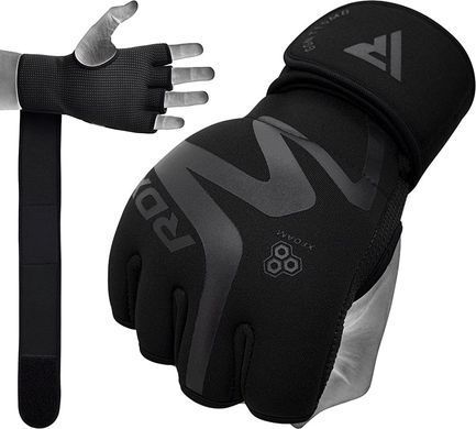 Тренировочные перчатки RDX GRAPPLING GLOVES NEOPRENE T15 черный M (GGN-T15MB) GGN-T15MB