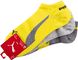 Шкарпетки Puma UNISEX LIFESTYLE SNEAKERS 3P сірий, жовтий Уні 35-38 00000009573 фото 2