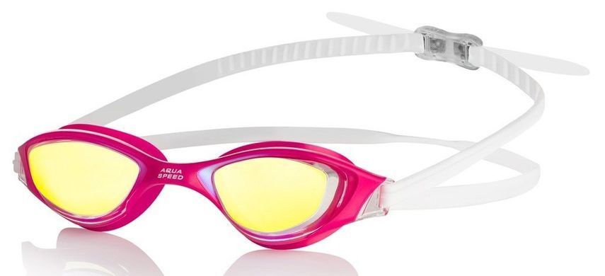 Очки для плавания Aqua Speed ​​XENO MIRROR 6997 розовый, белый OSFM 195-03