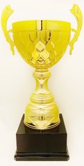 Кубок нагороди металева чаша з ручками золото h 49см арт КЛ-1-01 золото h 49см арт КЛ-1-01 00000017137