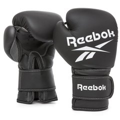 Боксерські рукавички Reebok Boxing Gloves чорний, білий Чол 14 унцій 00000026267