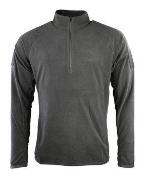 Фліс тактичний KOMBAT UK Alpha Mid-Layer Fleece (kb-amlf-blk-s) kb-amlf-blk-s