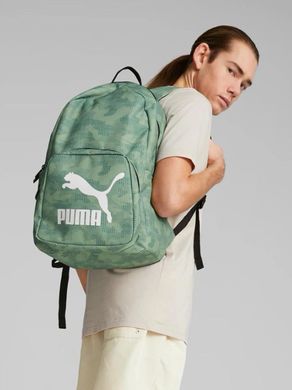 Рюкзак Puma Classics Archive Backpack зелений, білий Уні 40.5 х 15 х 28.5 см 00000025189