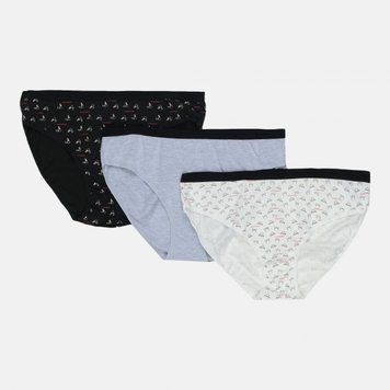 Труси Manoukian SLIPS-X3-FEMME світло-сірий, чорний, білий Жін XL 12890190-2