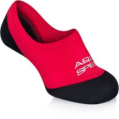 Шкарпетки для басейну Aqua Speed NEO SOCKS 7366 червоний, чорний Діт 20-21 177-31