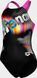 Купальник для дівчаток Arena LIT LOGO SWIMSUIT V BACK L чорний, рожевий 164 см 010690-590 фото 6