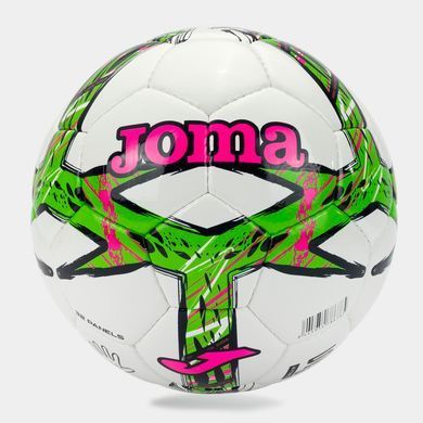 М'яч футбольний Joma DALI III зелений, рожевий Уні 5 401412.334.5
