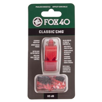 Свисток арбитра пластиковый на шнуре FOX40Classic CMG FOX40Classic