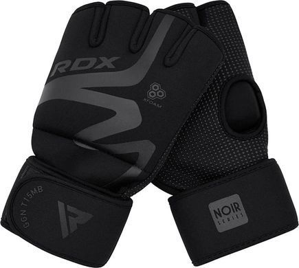 Тренировочные перчатки RDX GRAPPLING GLOVES NEOPRENE T15 черный L (GGN-T15MB) GGN-T15MB