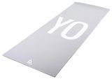 Двосторонній килимок для йоги Reebok Double Sided 4mm Yoga Mat сірий Уні 173 х 61 х 0,4 см RAYG-11030YG