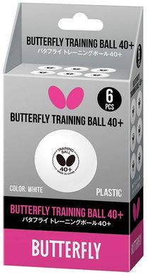 Мячи для настольного тенниса Butterfly R40+ 1* (6шт.) 4906901209787