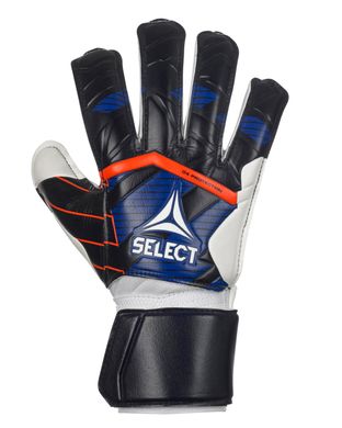 Рукавички воротарські Select GOALKEEPER GLOVES 04 PROTECTION v24 синій, білий Діт 6 (16,5 см) 00000030806