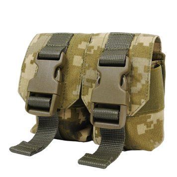 Тактический результат под 2 гранаты KIBORG GU Double Mag Pouch Pixel (k4049) k4049