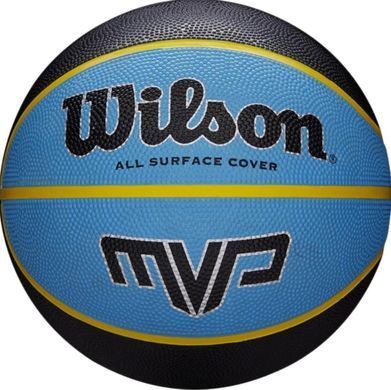 М'яч баскетбольний Wilson MVP 295 blk/blu size 7 WTB9019XB07
