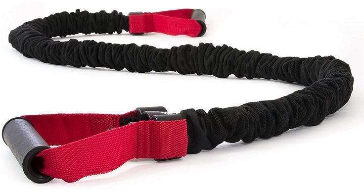 Еспандер трубчастий Adidas Power Tube чорний, червоний Уні 122 см ADTB-10602